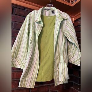 Womens 2 piece top both size xl